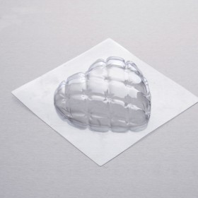3D Термоформована форма "Сърце - велур"